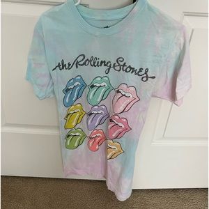 Tie dye Rolling Stones shirt!!
